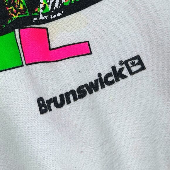 Vintage 90’s Disney Mickey Mouse Bowling Crew Neck Sweatshirt - Size XL - Picture 4 of 9